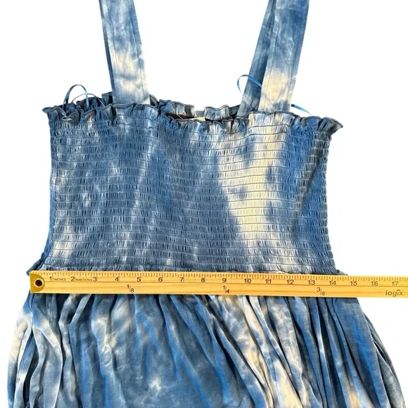 NATURAL LIFE Indigo Tie-Dye Maxi Dress - Picture 6 of 9